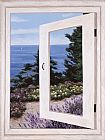 Diane Romanello Bay Window Vista II painting